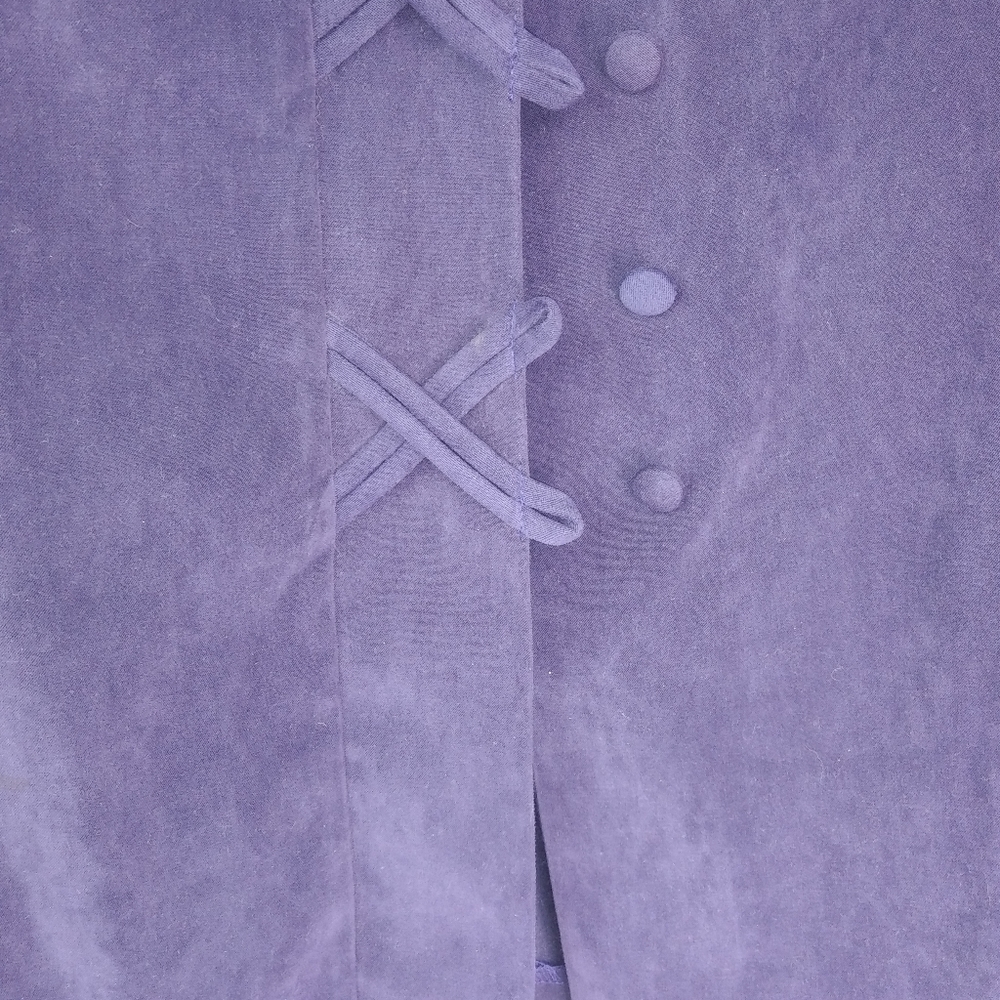 Dress Savvy 12 Purple Velvet Jacket Blazer - Picture 6 of 7